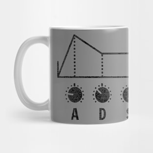 Synthesizer ADSR for Synth lover Mug